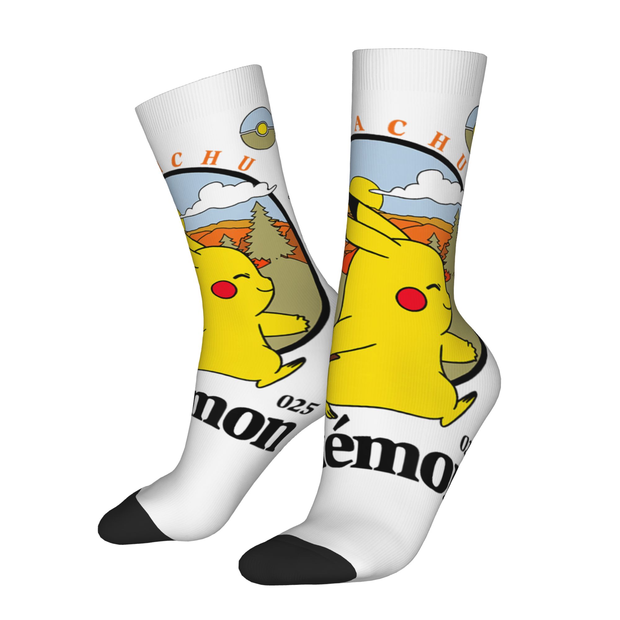 Outdoor Adventure Youtube - spor çorapları Pokemon Pikachu Açık Hava