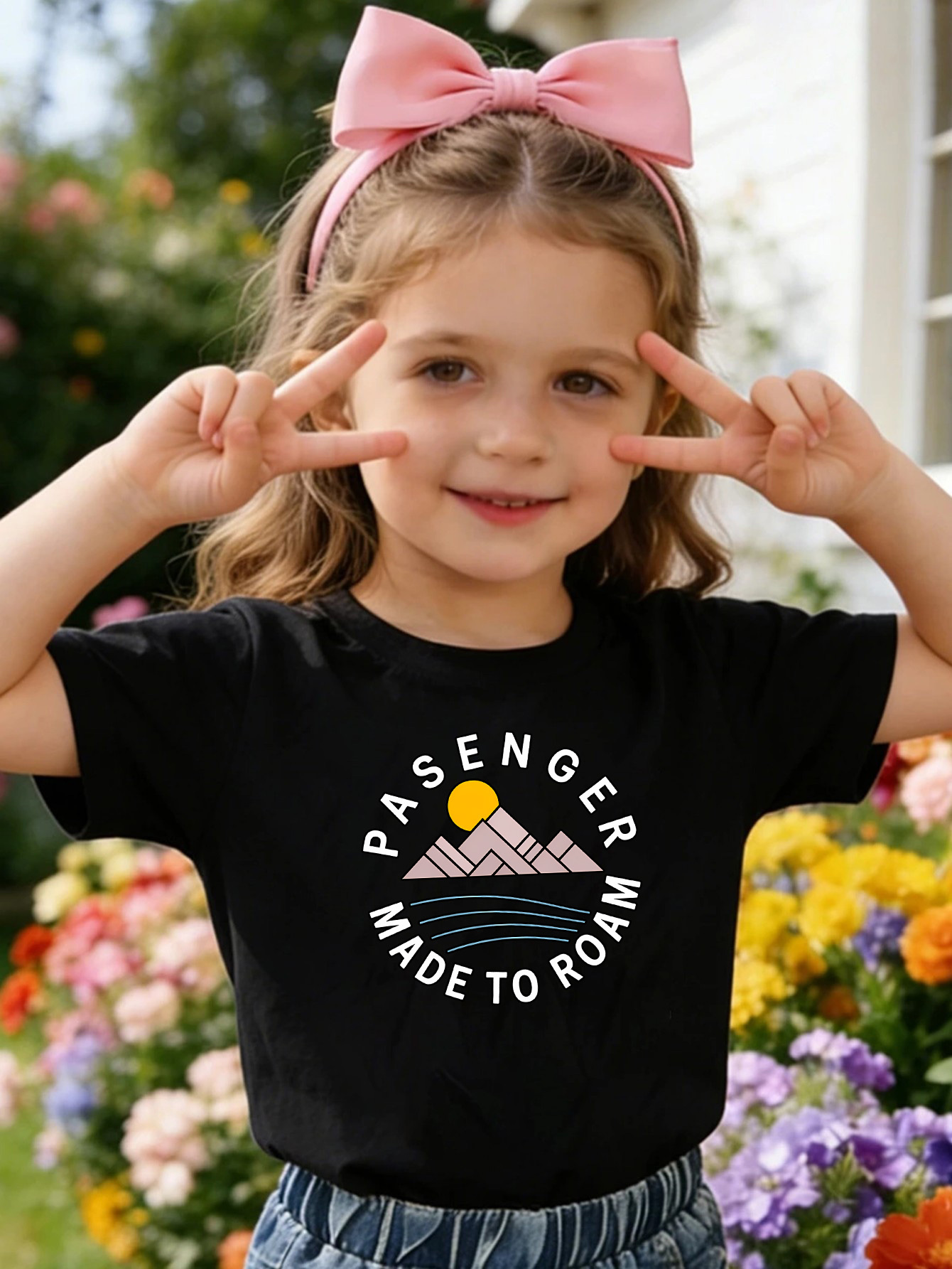 Outdoor Adventure Girls - Açık Hava Dağ Macerası Baskılı Çocuk