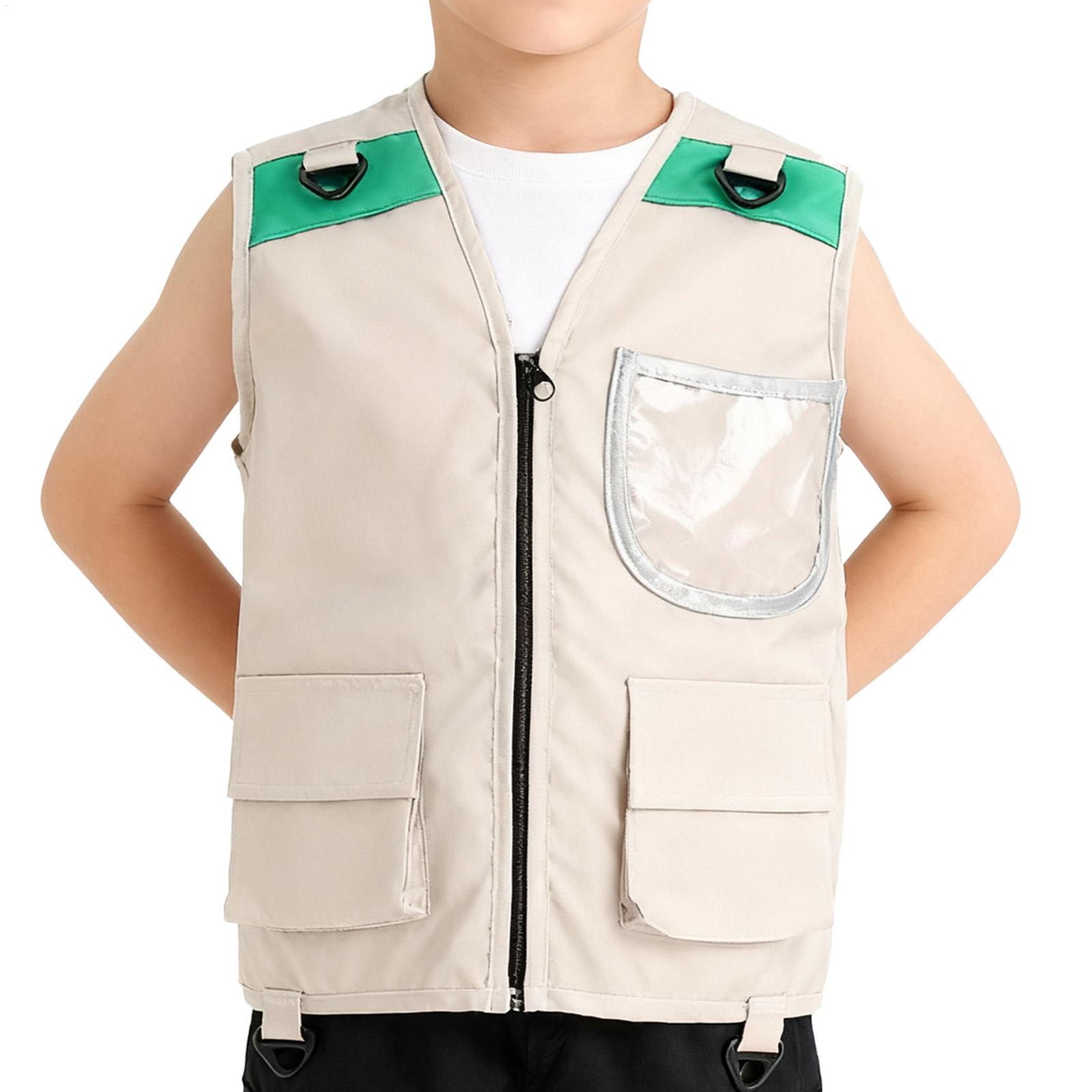 Outdoor Adventure Kids - Çocuklar için Kaşif Yeleği Kostümü Safari