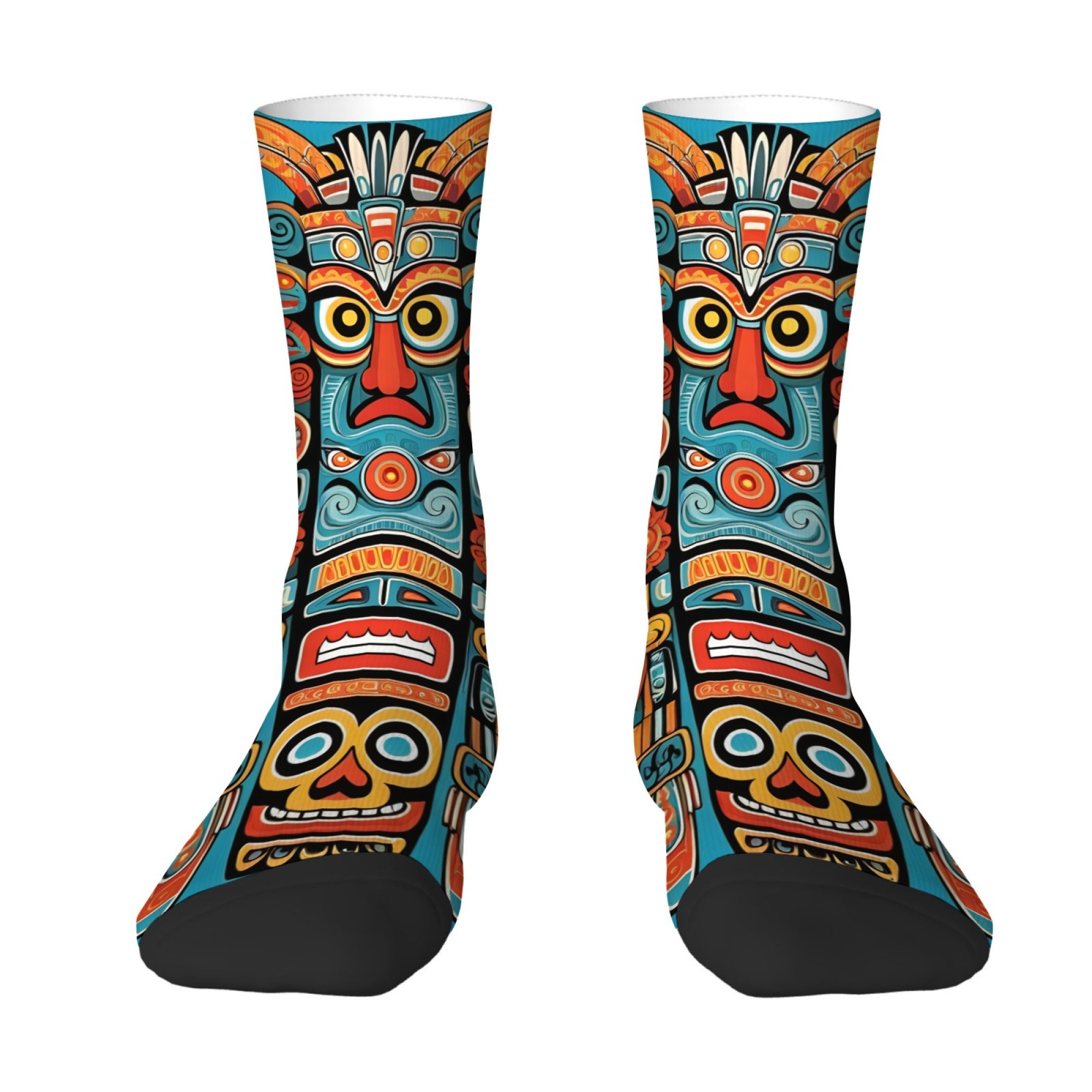 Outdoor Adventure Youtube - Halk Sanatı Totem Tikki Sütun Baskılı